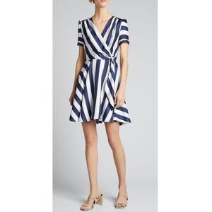 Milly Striped Silk Chelsea Dress.